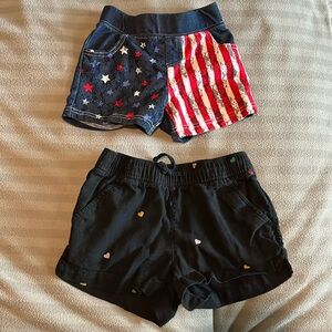 (2) Girls Shorts Size 6